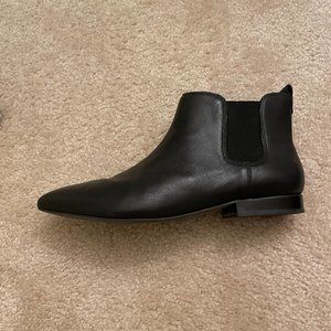 Flat Black Bootie-Size 11